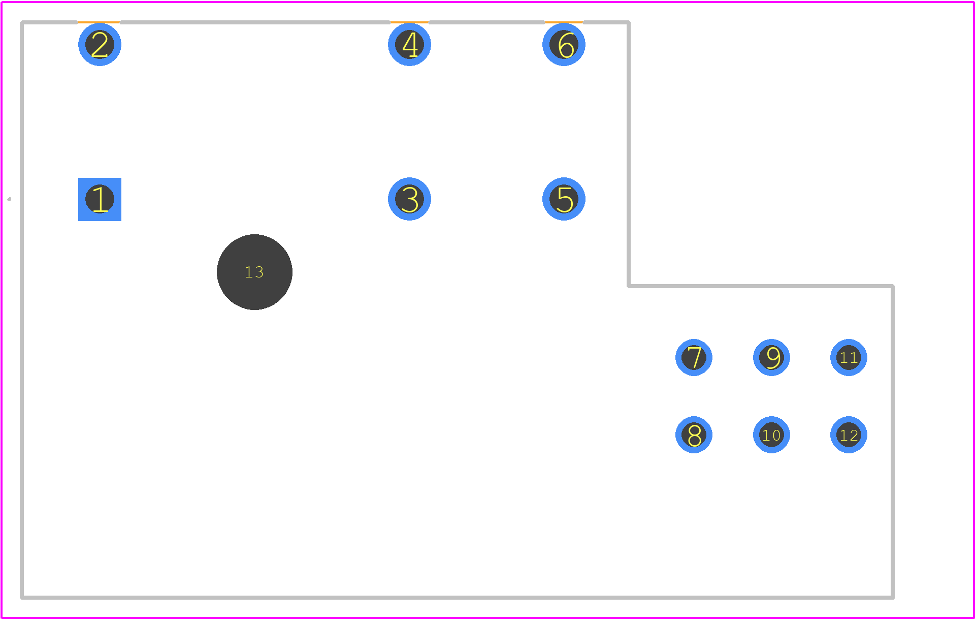 2529750000 - Weidmüller PCB footprint - Other - Other - 2529750000-2