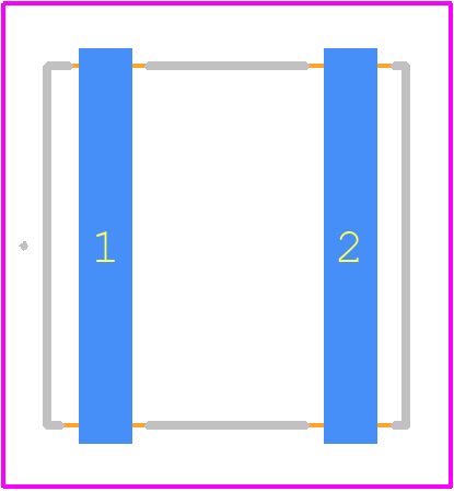GTCS28-302M-R03 - LITTELFUSE PCB footprint - Other - Other - GTCS28-302M-R03-1