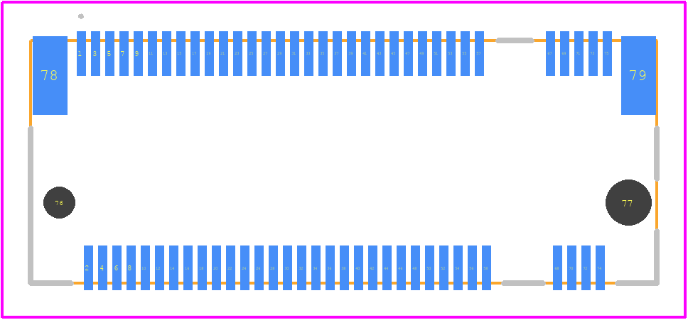 MDT420M02003 - Amphenol PCB footprint - Other - Other - MDT420M02003-1