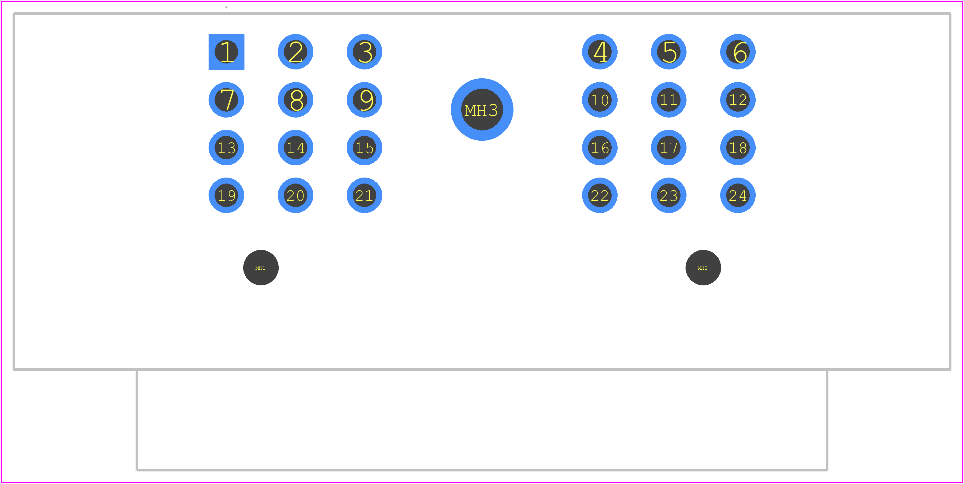 DRC13-24PA-MIL - TE Connectivity PCB footprint - Other - Other - DRC13-24PA-MIL-6