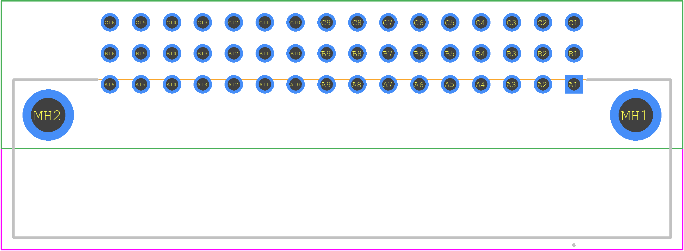 09233482921 - HARTING PCB footprint - Other - Other - 09233482921-1