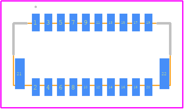 DF20F-20DP-1H(52) - Hirose PCB footprint - Other - Other - DF20F-20DP-1H(52)-1-