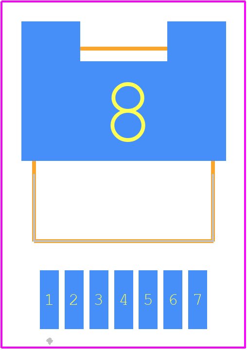 NTBG028N170M1 - onsemi PCB footprint - Other - Other - D2PAK7 (TO−263−7L HV) CASE 418BJ ISSUE B