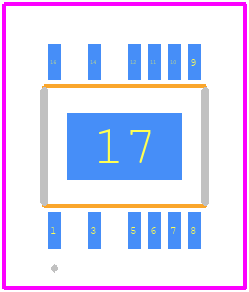 LT8364IMSE#TRPBF - Analog Devices PCB footprint - Other - Other - MSE Package Variation: MSE16(12) 16-Lead Plastic MSOP with 4 Pins Removed Exposed Die Pad