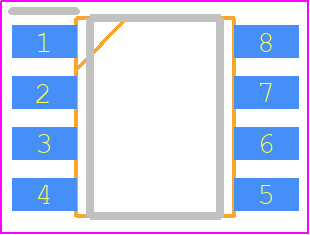 SM7035P - Shenzhen Sunmoon Microelectronics PCB footprint - Small Outline Packages - Small Outline Packages - SOP8