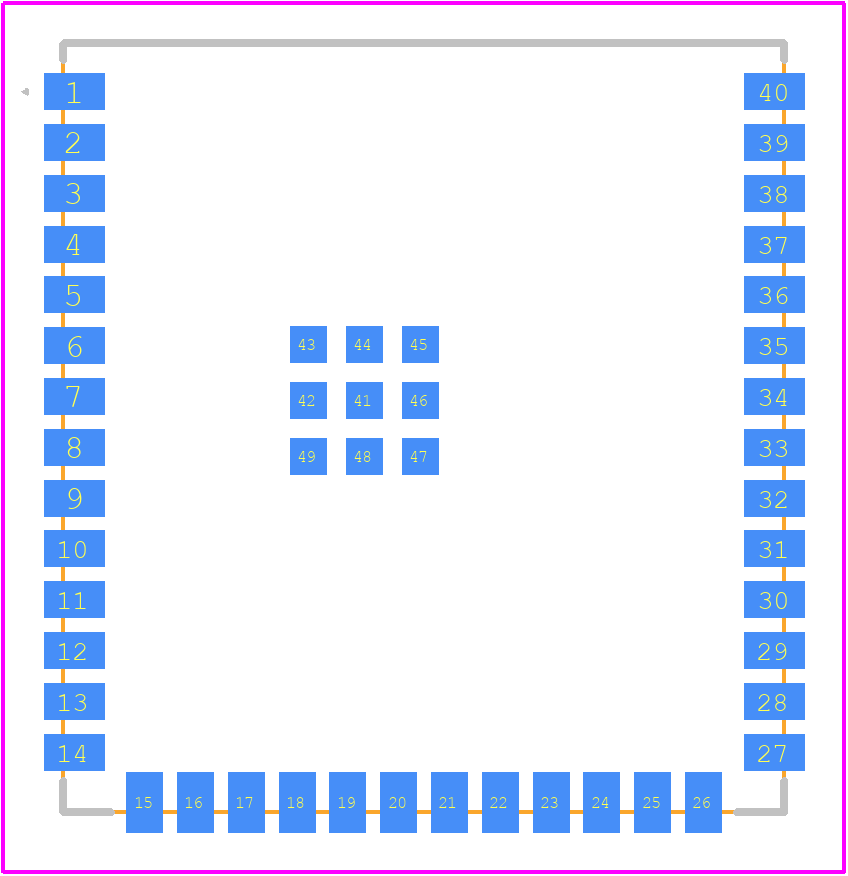 ESP32-S2-SOLO-2U - Espressif Systems PCB footprint - Other - Other - ESP32-S2-SOLO-2U-1