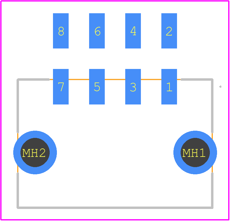 2182160810 - Molex PCB footprint - Other - Other - 2182160810