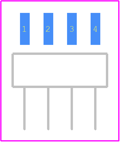 830-10-004-40-001101 - Preci-Dip PCB footprint - Other - Other - 830-10-004-40-001101-2