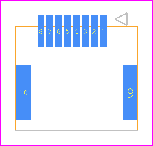 5031480890 - Molex PCB footprint - Other - Other - 5031480890