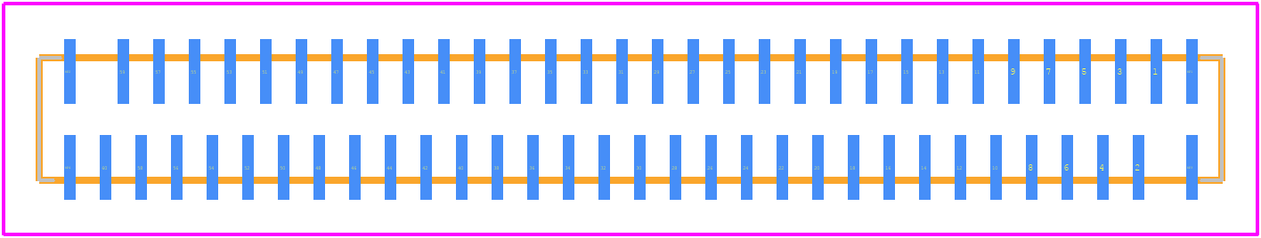 TF38-60S-0.5SV(830) - Hirose PCB footprint - Other - Other - TF38-60S-0.5SV(830)-1