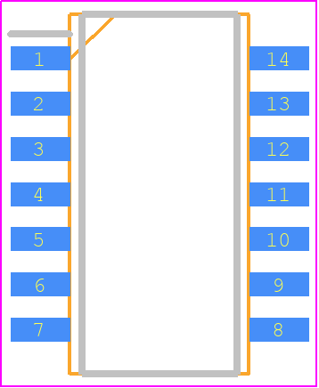 R2045S-E2-FE - Nisshinbo PCB footprint - Small Outline Packages - Small Outline Packages - SOP14_2024-1