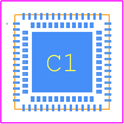 PI6CG330440ZUDIEX - Diodes Incorporated PCB footprint - Other - Other - 100-UQFN (ZUD)