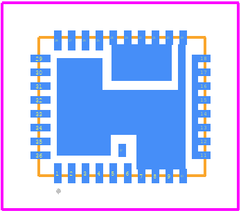 TDA387400000AUMA1 - Infineon PCB footprint - Other - Other - PG-IQFN-36-3