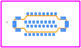 203390-0323 - Molex PCB footprint - Other - Other - 203390-0323-2