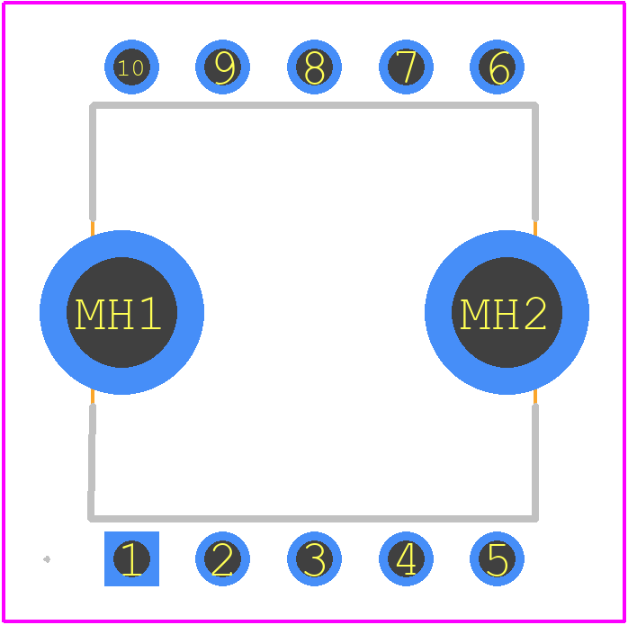 E37-VT6332-1 - ELMA PCB footprint - Other - Other - E37-VT6332-1-2