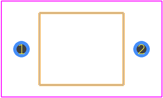 DE1B3RA331KA4BQ01F - Murata Electronics PCB footprint - Other - Other - DE1 D=7mm T=6mm F=10mm d=0.6mm