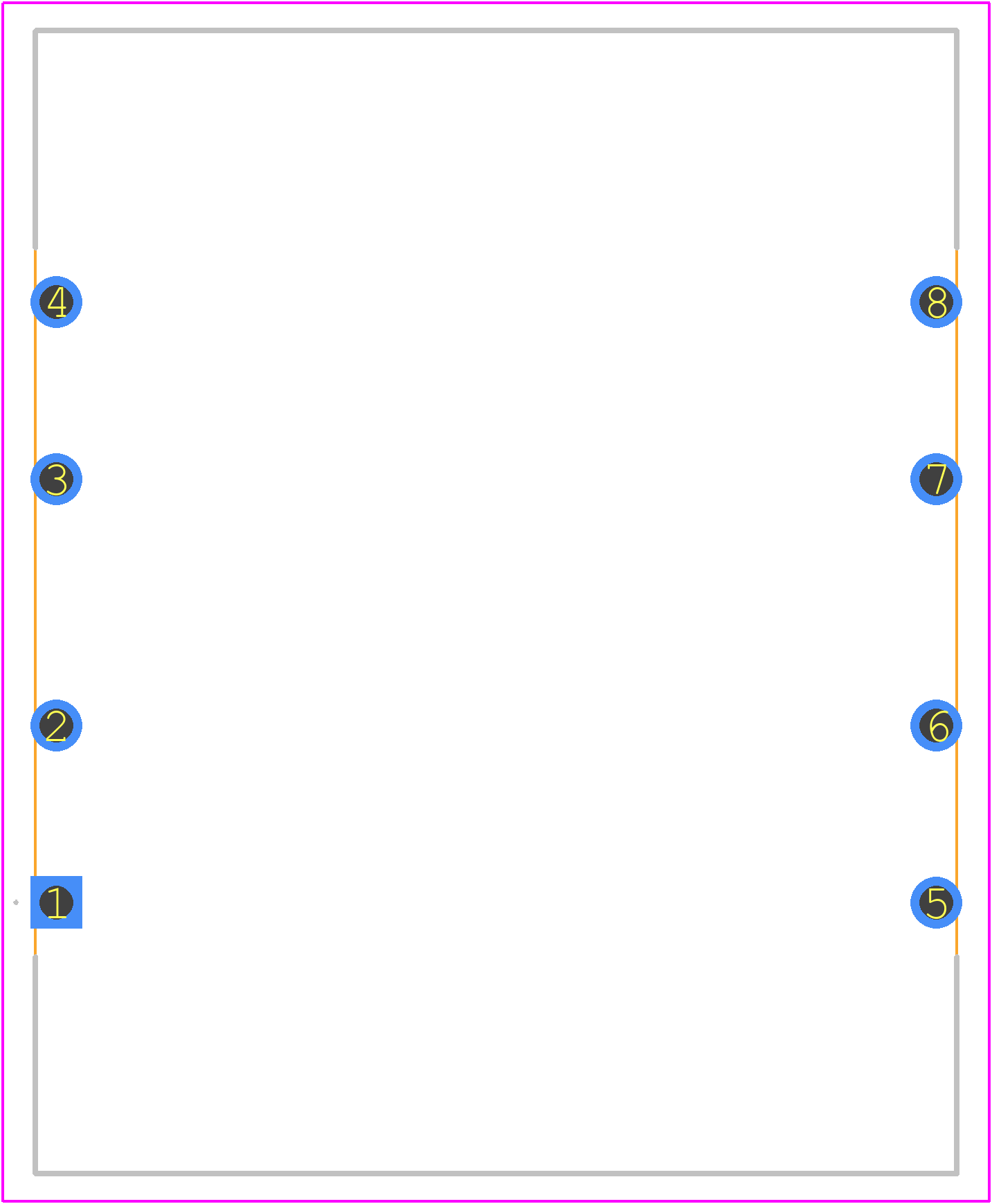 DST-4-24 - BelFuse PCB footprint - Other - Other - DST-4-24-4