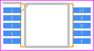 R5F12017MSP#30 - Renesas Electronics PCB footprint - Small Outline Packages - Small Outline Packages - -----P-LSSOP10-4.4x3.6-0.65