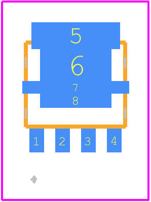 NVMYS005N10MCLTWG - onsemi PCB footprint - Other - Other - LFPAK4 5x6 CASE 760AB ISSUE C
