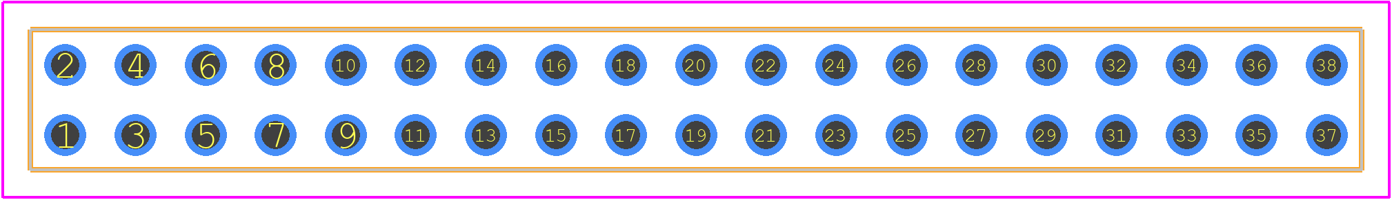 929975-01-19-RK - 3M PCB footprint - Other - Other - 929975-01-19-RK-2