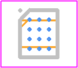 PI4ULS3V204GAEX - Diodes Incorporated PCB footprint - BGA - BGA - PI4ULS3V204GAEX/d