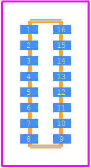 742C163105JP - CTS PCB footprint - Other - Other - 742C