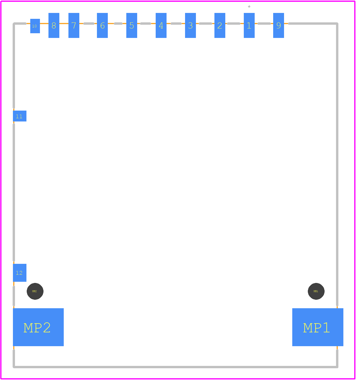 1939115-1 - TE Connectivity PCB footprint - Other - Other - 1939115-1-3