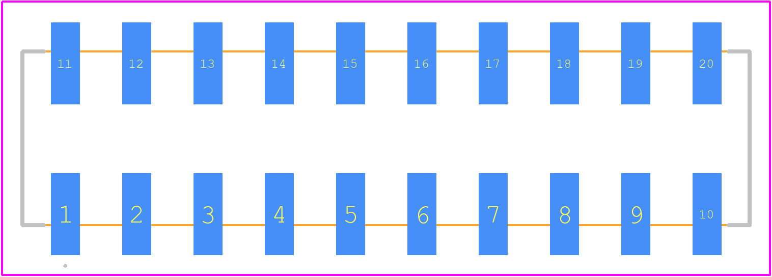 1250450000 - Weidmüller PCB footprint - Other - Other - 1250450000-1