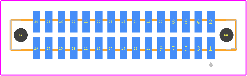 SFML-115-02-S-D-A-K - SAMTEC PCB footprint - Other - Other - SFML-115-02-S-D-A-K-1