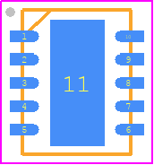 PD69201ILD-TR - Microchip PCB footprint - Small Outline No-lead - Small Outline No-lead - PD69201ILD-TR-