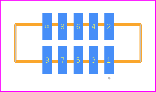 SFM-105-L2-S-D - SAMTEC PCB footprint - Other - Other - SFM-105-YY-ZZ-D