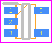 MAX8877EUK30+ - Analog Devices PCB footprint - SOT23 (5-Pin) - SOT23 (5-Pin) - 5 SOT23-5_B