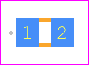 C0805S201FBGAC{BULK} - KEMET PCB footprint - Other - Other - C0805S