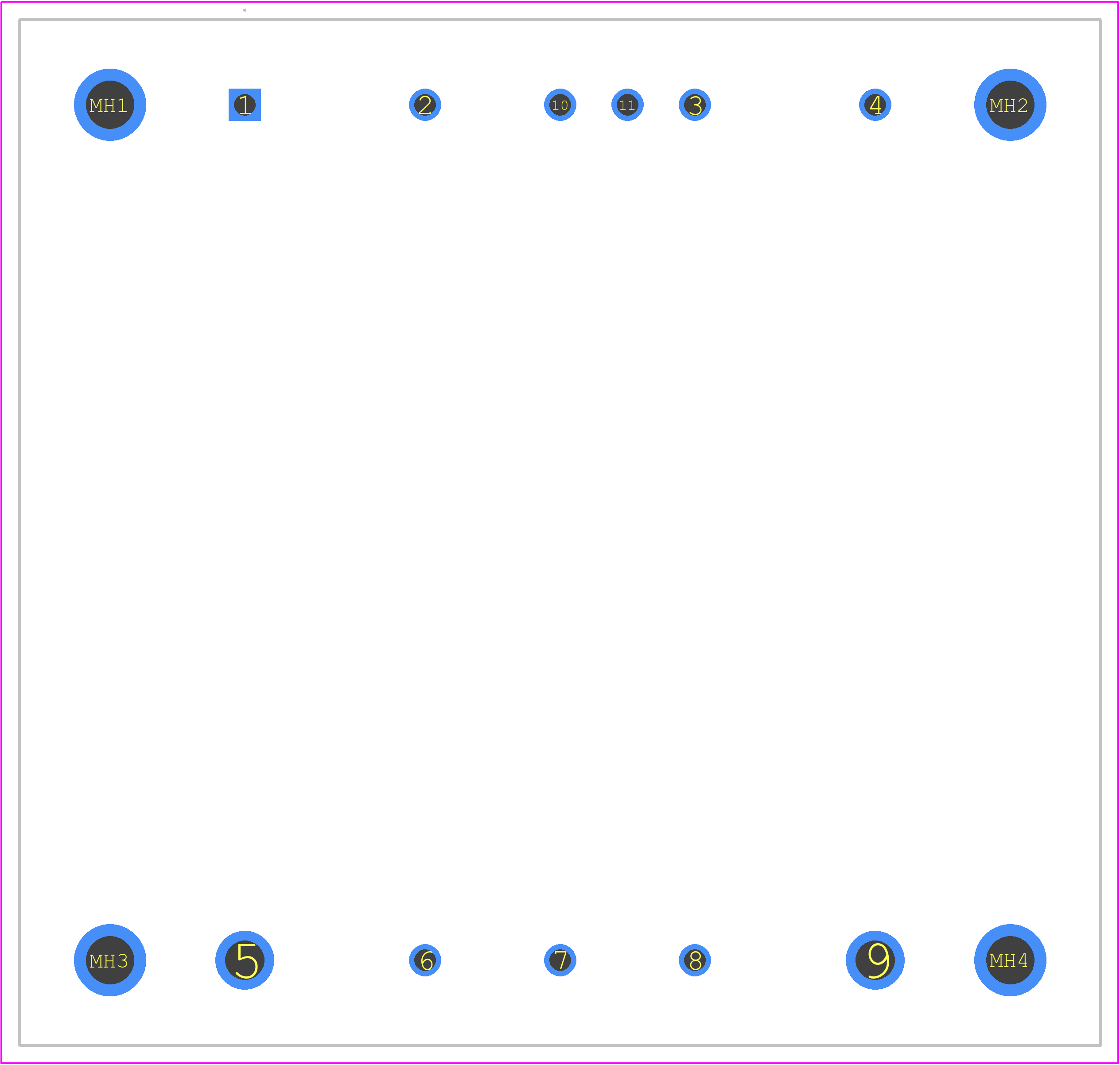 TEP 150-7213UIR - Traco Power PCB footprint - Other - Other - 61.0x57.9x13.0mm