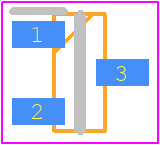 S6X8BBS3RP - LITTELFUSE PCB footprint - SOT23 (3-Pin) - SOT23 (3-Pin) - SOT-23_2025-1