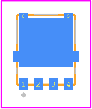 NVMFS3D0P04M8L - onsemi PCB footprint - Other - Other - DFN5 5x6, 1.27P (SO−8FL) CASE 488AA ISSUE N