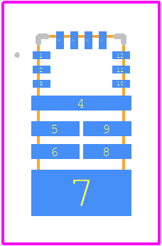 DRV8244HQRYJRQ1 - Texas Instruments PCB footprint - Other - Other - RYJ0016A_22