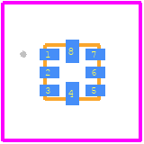 PI3USB31 - Diodes Incorporated PCB footprint - Other - Other - PI3USB31-2