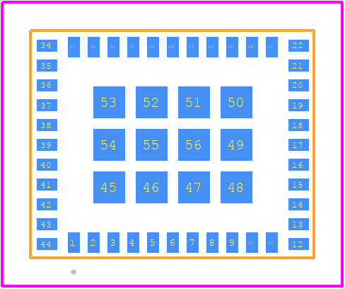 LBAA0QB1SJ-295 - Murata Electronics PCB footprint - Other - Other - 10mm x 8mm x 1.6mm