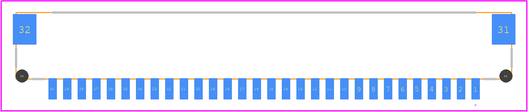 DF14-30P-1.25H(52) - Hirose PCB footprint - Other - Other - DF14-30P-1.25H(52)-1