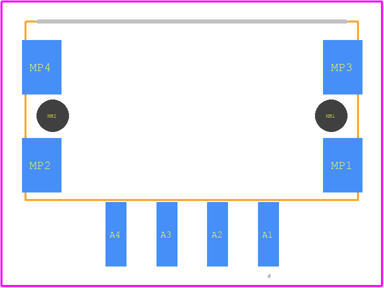 384472 - TE Connectivity PCB footprint - Other - Other - 384472-2