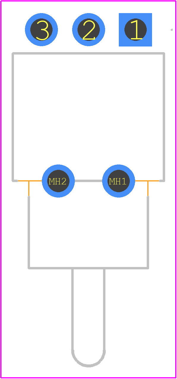 7103MHA2BE - LITTELFUSE PCB footprint - Other - Other - 7103MHA2BE-1