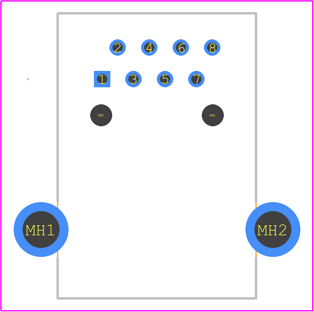 ARLP11-3647 - Allied Components International PCB footprint - Other - Other - ARLP11-3647-1