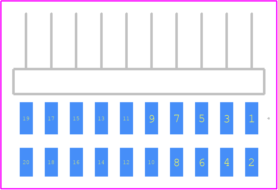 MMT-110-02-L-DH - SAMTEC PCB footprint - Other - Other - MMT-110-02-L-DH-1