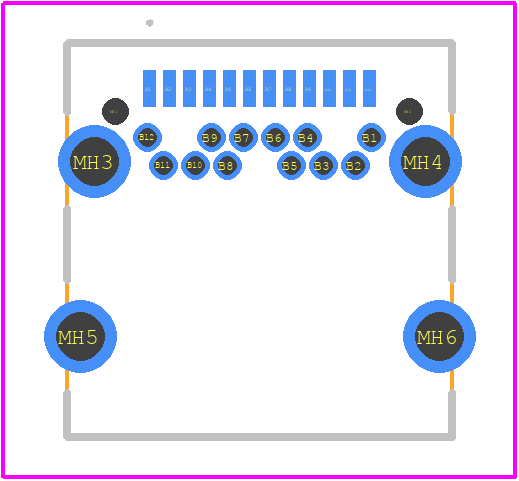 2436 02 - LUMBERG PCB footprint - Other - Other - 2436 02-4