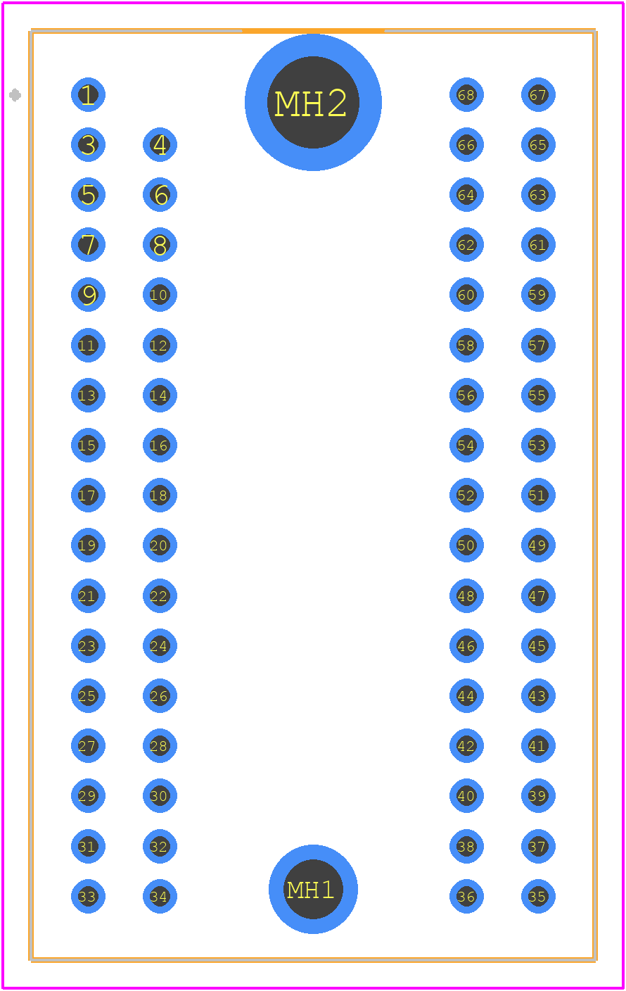 KAI-04050-QBA-JD-BA - onsemi PCB footprint - Other - Other - KAI-04050-QBA-JD-BA-2