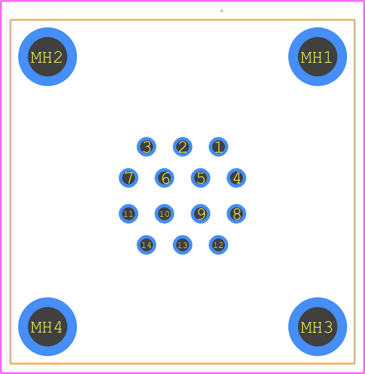 1-213825-2 - TE Connectivity PCB footprint - Other - Other - 1-213825-2-1