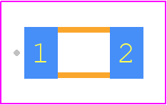 C1206S121GCGAC{BULK} - KEMET PCB footprint - Other - Other - C1206S