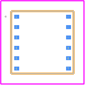 MAX33250EELC+ - Analog Devices PCB footprint - Other - Other - 90-100078