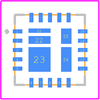 MUN12AD06-SM - Delta Electronics PCB footprint - Other - Other - QFN